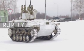 Το νέο στρατιωτικό ρομπότ των Ρώσων (βίντεο)