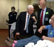 Ο Αντιπρόεδρος Μάικ Πενς επισκέφθηκε νοσοκομείο χωρίς μάσκα (vid)