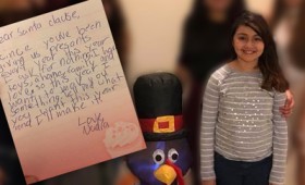 Το συγκινητικό γράμμα ενός κοριτσιού στον Άη Βασίλη