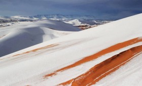 Η πιο καυτή έρημος στον κόσμο σκεπάστηκε από χιόνι