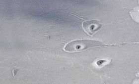 Μυστηριώδεις κύκλοι στους πάγους της Αρκτικής (vid)
