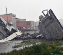 Γένοβα: Η στιγμή της κατάρρευσης της γέφυρας με 39 νεκρούς