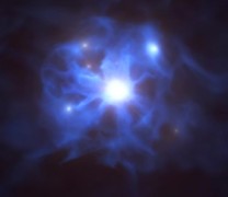 Τερατώδης μαύρη τρύπα ετοιμάζεται να καταβροχθίσει έξι γαλαξίες (vid)