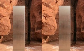 Μυστηριώδης μονόλιθος ανακαλύφθηκε στην έρημο της Γιούτα (pics+vid)