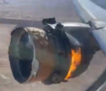 Είχαν άγιο: Φλεγόμενο αεροπλάνο προσγειώθηκε στο Ντένβερ (vid) Είχαν άγιο: Φλεγόμενο αεροπλάνο προσγειώθηκε στο Ντένβερ (vid)