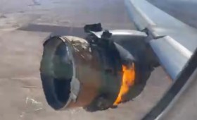 Είχαν άγιο: Φλεγόμενο αεροπλάνο προσγειώθηκε στο Ντένβερ (vid) Είχαν άγιο: Φλεγόμενο αεροπλάνο προσγειώθηκε στο Ντένβερ (vid)