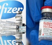 Τα εμβόλια Pfizer και Moderna παράγουν τρεις φορές λιγότερα αντισώματα Τα εμβόλια Pfizer και Moderna παράγουν τρεις φορές λιγότερα αντισώματα