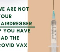 Κομμωτήριο στην Αυστραλία δεν επιτρέπει την είσοδο σε όσους έχουν εμβολιαστεί! Κομμωτήριο στην Αυστραλία δεν επιτρέπει την είσοδο σε όσους έχουν εμβολιαστεί!