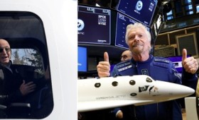 LIVE: Ο Βρετανός Ρίτσαρντ Μπράνσον έγινε ο πρώτος «διαστημικός τουρίστας»