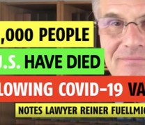 Reiner Fuellmich: 500.000 νεκροί στις ΗΠΑ από τα εμβόλια Covid (vid)