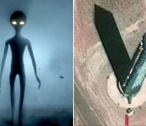Μυστηριώδης τριγωνικός πύργος στην Area 51 στους χάρτες της Google Μυστηριώδης τριγωνικός πύργος στην Area 51 στους χάρτες της Google