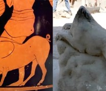 Σπάνιο άγαλμα χοίρου ανακαλύφθηκε στη Γόρτυνα της Κρήτης (vid) Σπάνιο άγαλμα χοίρου ανακαλύφθηκε στη Γόρτυνα της Κρήτης (vid)